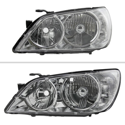 2001-2005 Lexus IS300 Factory Style Crystal Headlights (Chrome Housing/Clear Lens)