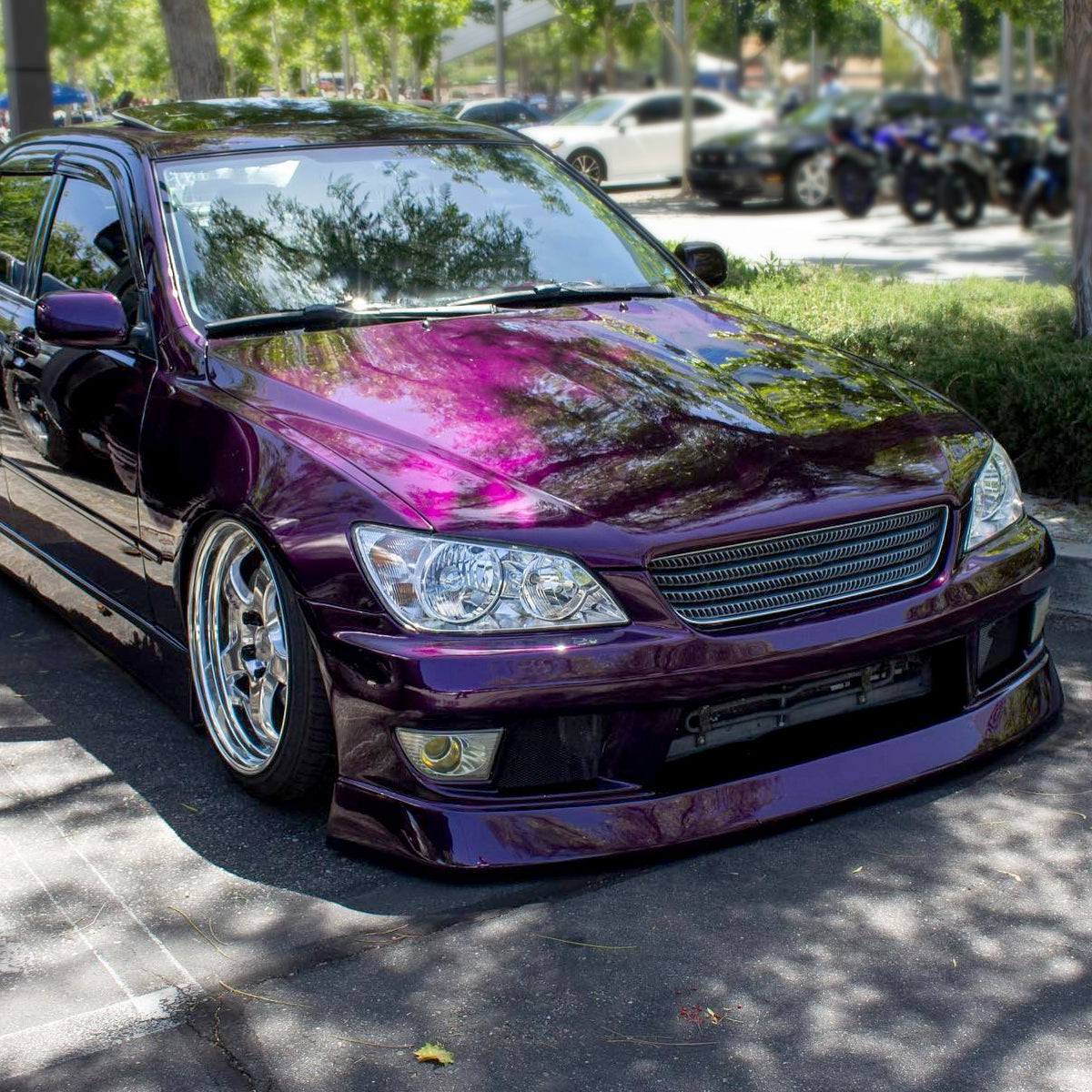 2001-2005 Lexus IS300 Factory Style Crystal Headlights (Chrome Housing/Clear Lens)