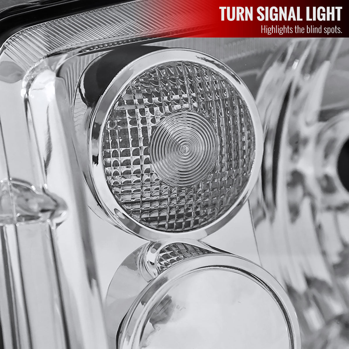 1999-2005 Volkswagen Jetta/Bora Mk4 V3 Factory Style Headlights (Chrome Housing/Clear Lens)