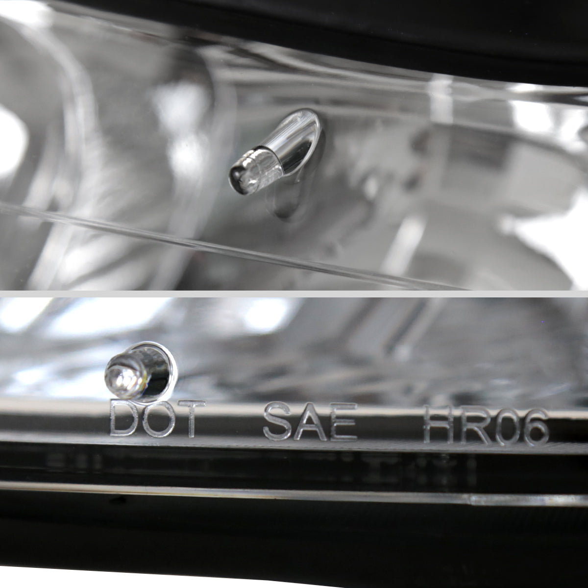 1997-1999 Oldsmobile Cutlass / 1997-2003 Chevrolet Malibu / 2004-2005 Chevrolet Classic Factory Style Headlights (Chrome Housing/Clear Lens)