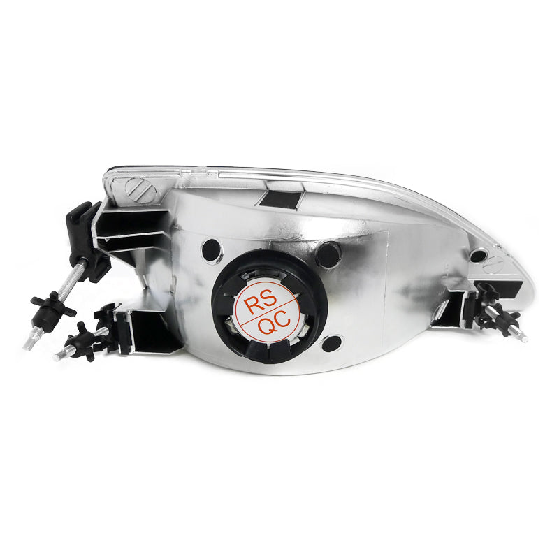 1994-1998 Ford Mustang Factory Style Headlights (Matte Black Housing/Clear Lens)