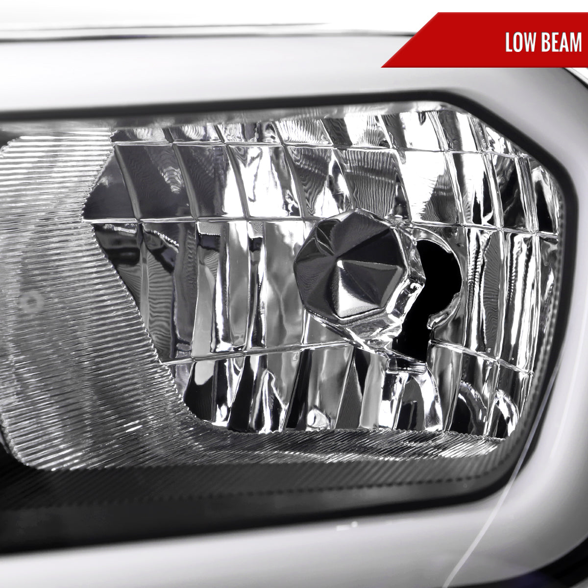 2019-2023 Ford Ranger XL XLT Factory Style Replacement Headlights with LED Bar Turn Signal (Matte Black Housing/Clear Lens)