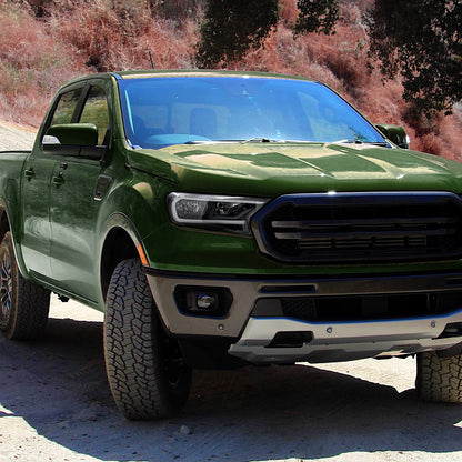 2019-2023 Ford Ranger XL XLT Factory Style Replacement Headlights with LED Bar Turn Signal (Matte Black Housing/Clear Lens)
