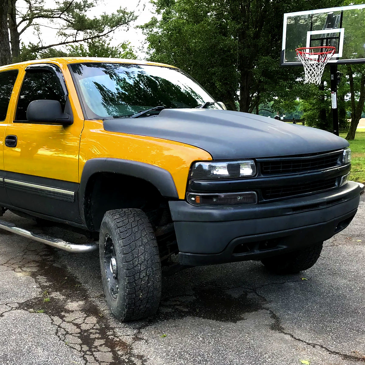 1999-2006 Chevrolet Silverado/Tahoe/Suburban Factory Style Headlights (Matte Black Housing/Clear Lens)