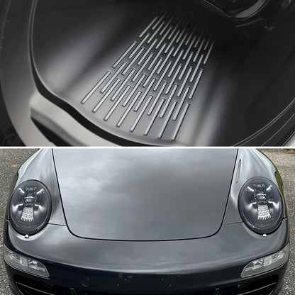 2005-2008 Porsche 911 997.1 LED Projector w/ DRL Headlights (Matte Black Housing  / Glossy Black Accents / Clear Lens)