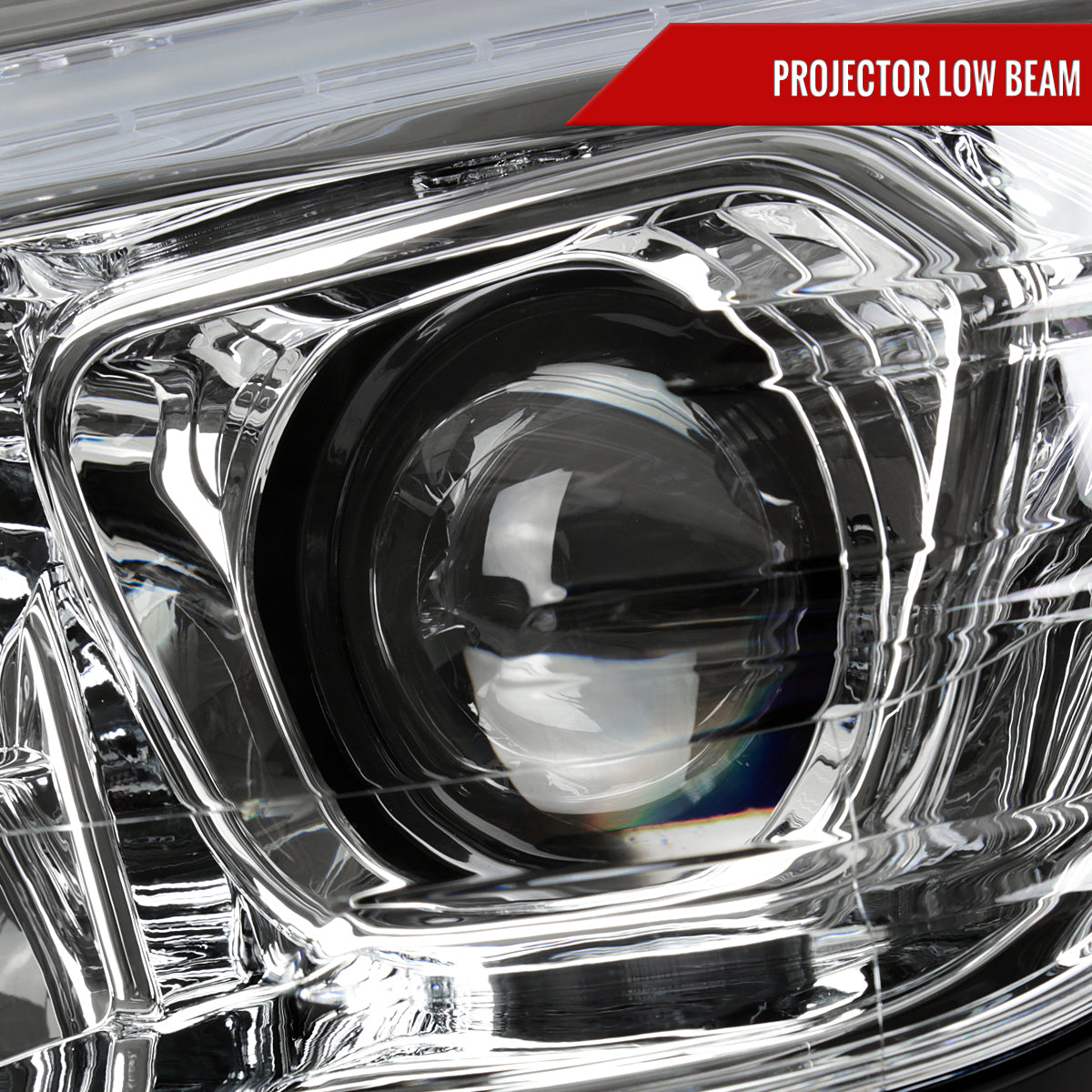 2008-2011 Mercedes Benz W204 C-Class Switchback Sequential Full LED Projector Headlights (Chrome Housing/Clear Lens)