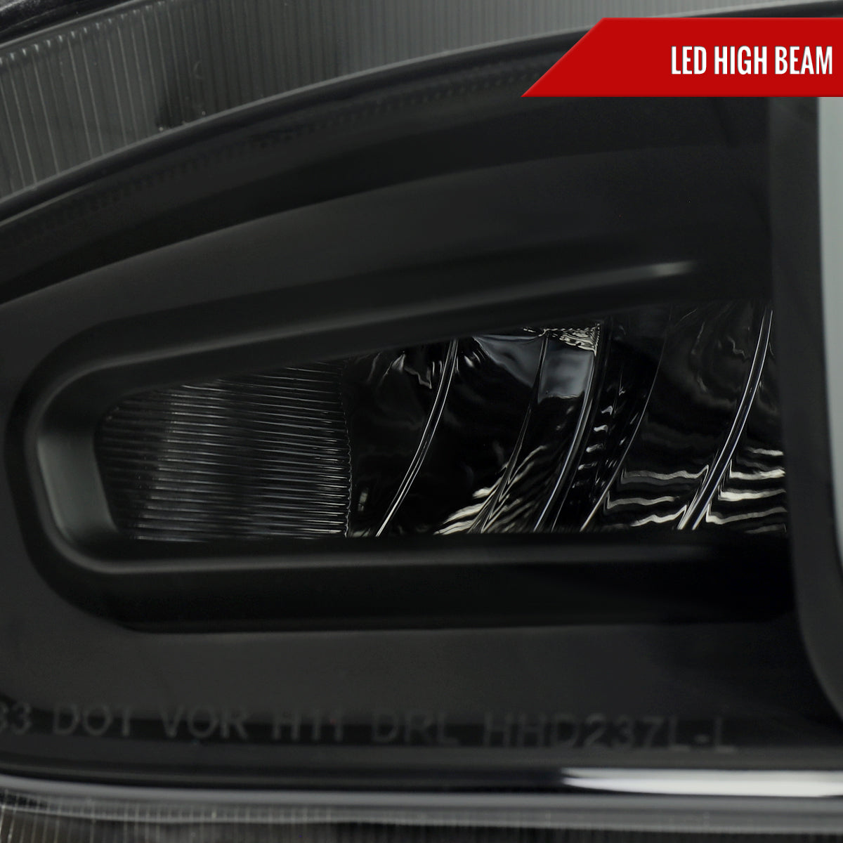 2016-2021 Honda Civic LED Headlights w/ LED Switchback Sequential Turn Signal (Matte Black Housing/Smoked Lens)