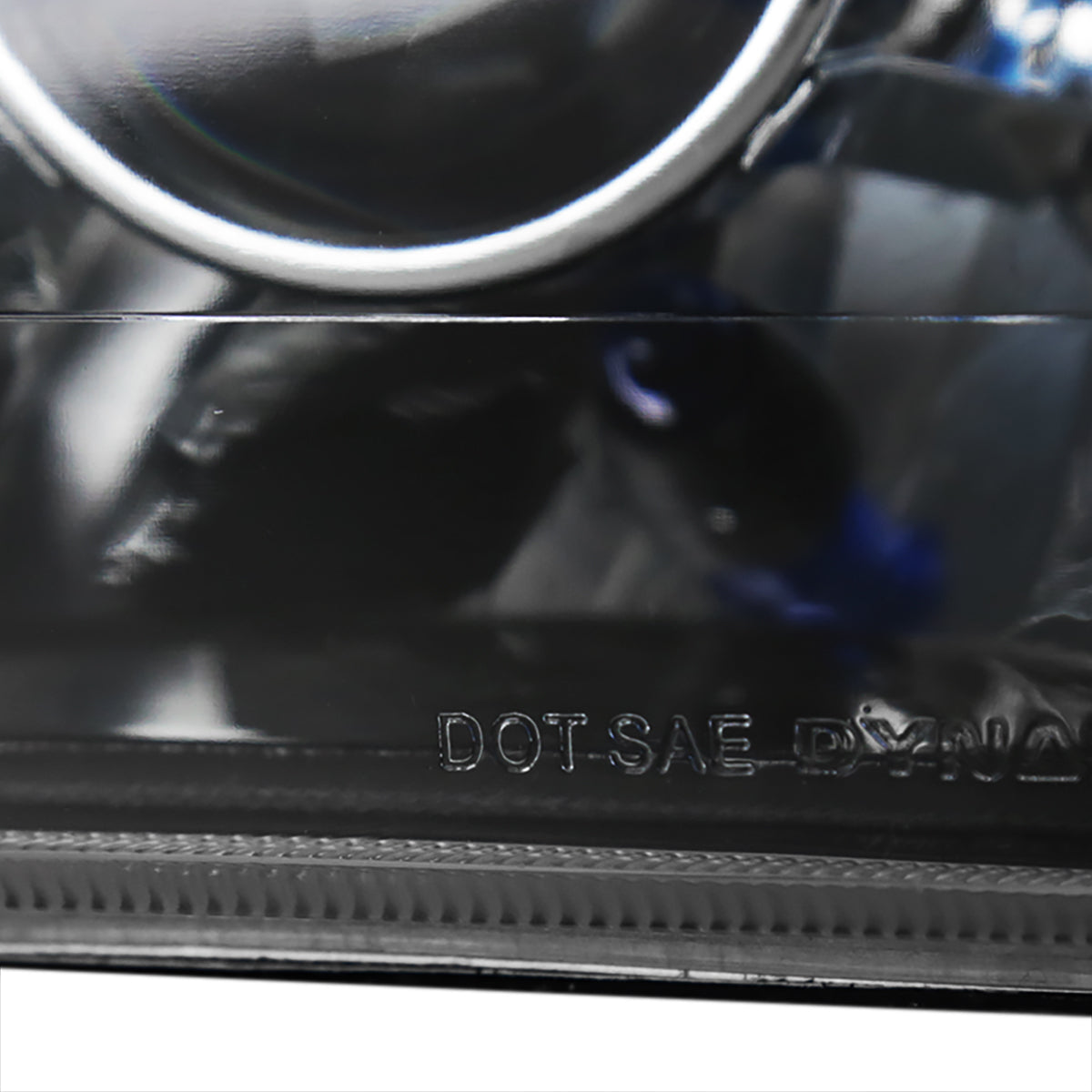 Universal 7"x6" H4 Projector Headlights (Matte Black Housing/Clear Lens)