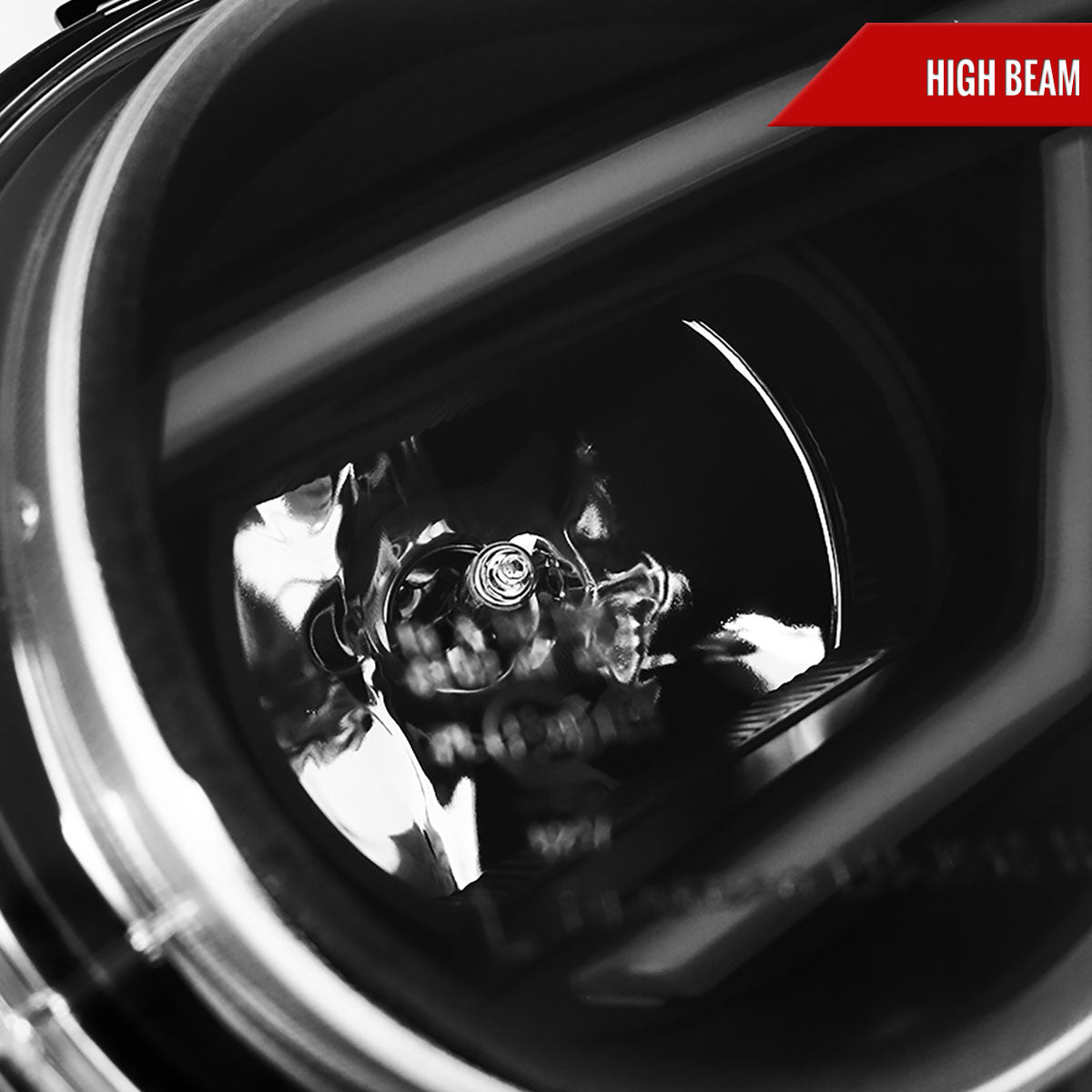 2001-2007 Mercedes Benz W203 C Class Sedan Projector Headlights w/ LED Light Bar & LED Turn Signal Lights (Matte Black Housing/Clear Lens)