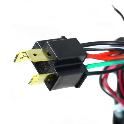 1997-2001 Jeep Cherokee Halo Projector Headlights w/ SMD LED Light Strip (Chrome Housing/Clear Lens)