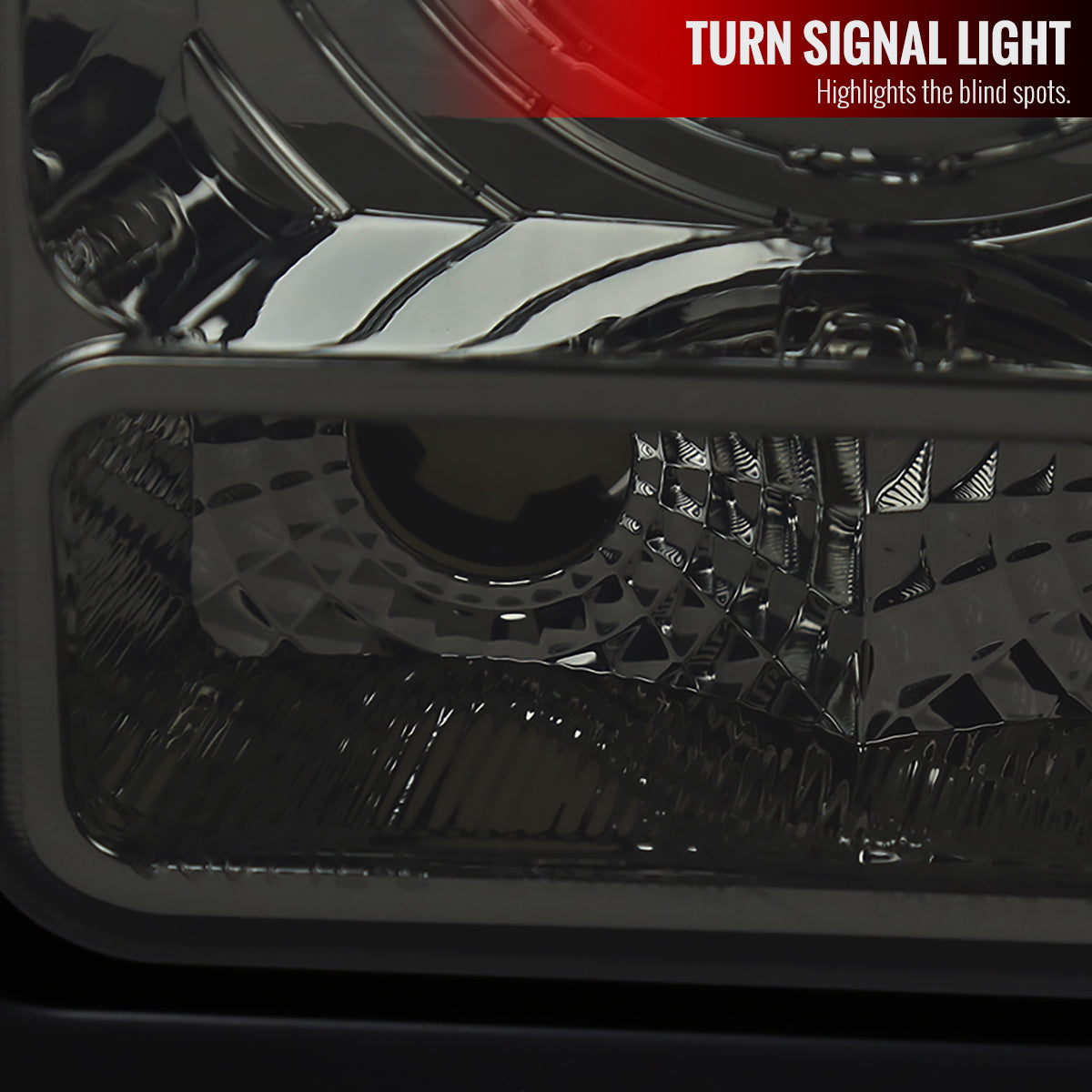 1997-2001 Jeep Cherokee Halo Projector Headlights w/ SMD LED Light Strip (Chrome Housing/Smoked Lens)