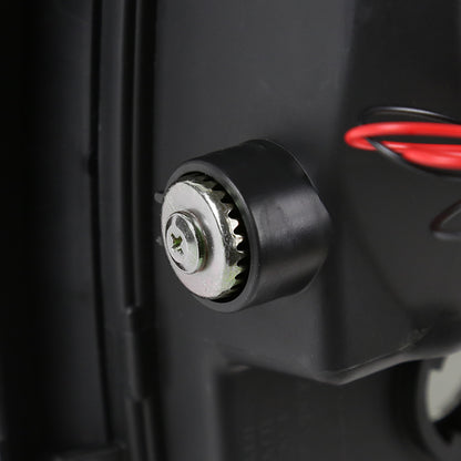 1997-2001 Jeep Cherokee Halo Projector Headlights w/ SMD LED Light Strip (Matte Black Housing/Clear Lens)