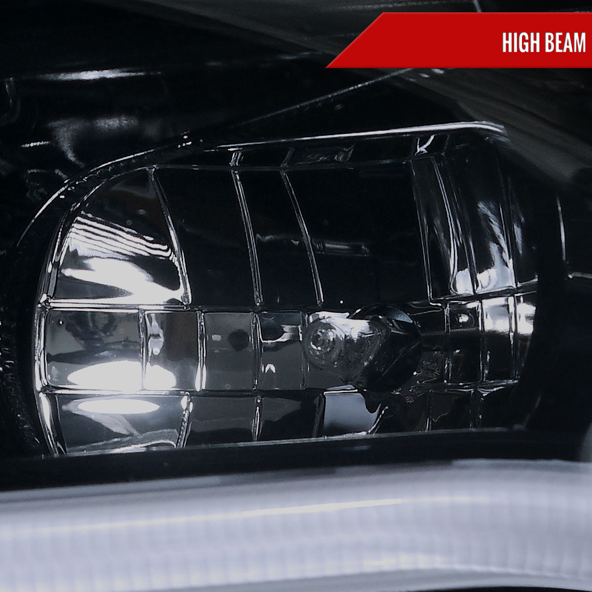 2011-2015 Chevrolet Cruze / 2016 Cruze Limited LED Bar Halo Projector Headlights w/ LED Turn Signal Lights (Glossy Black Housing/Smoked Lens)