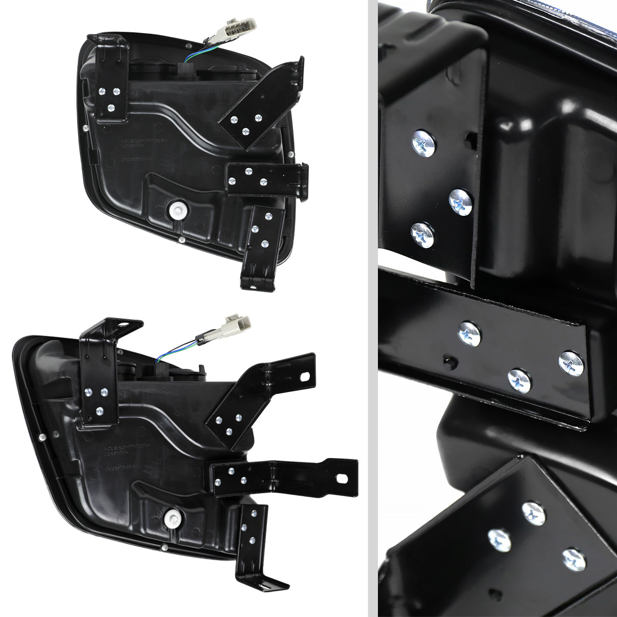 1997-2004 Chevrolet Corvette C5 H7 Projector Headlights (Chrome Housing/Smoked Lens)