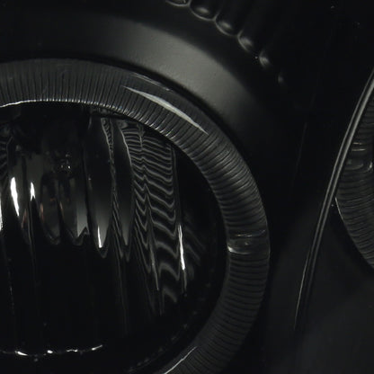 2000-2005 Mitsubishi Eclipse Dual Halo Projector Headlights (Black Housing/Smoked Lens)