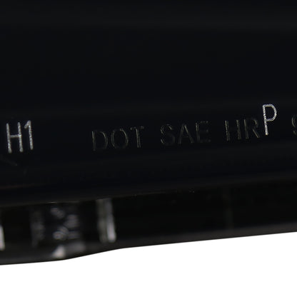 1999-2004 Ford F-250/F-350/F-450/F-550/Excursion Projector Headlights w/ SMD LED Light Strip (Black Housing/Smoked Lens)