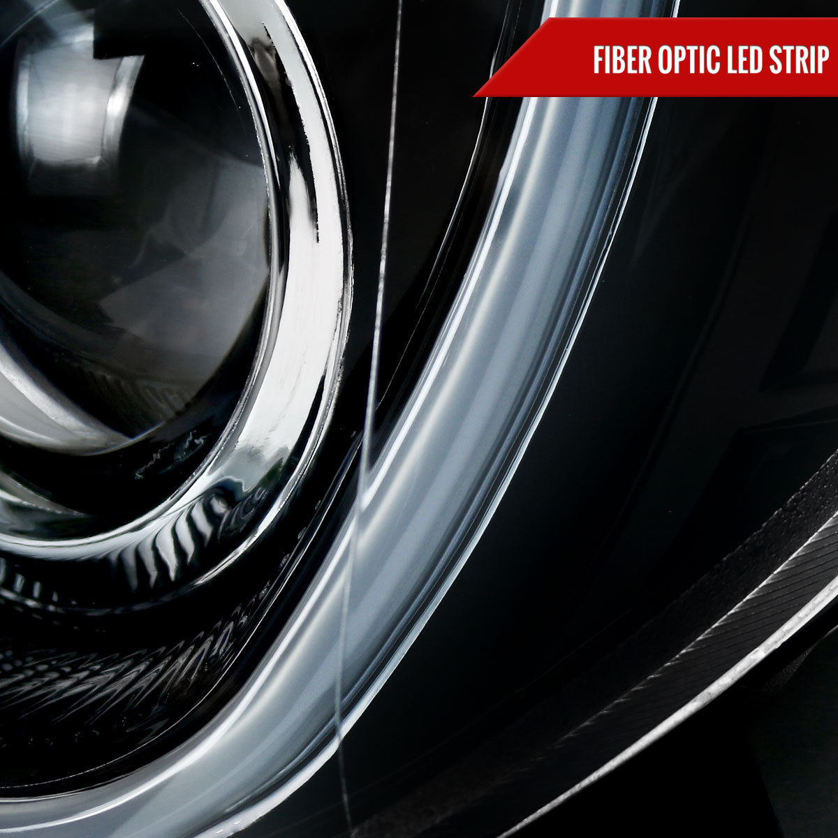 2012-2017 Scion FRS/ Toyota 86 LED Bar Projector Headlights w/ LED Turn Signal Lights (Jet Black Housing/Clear Lens)