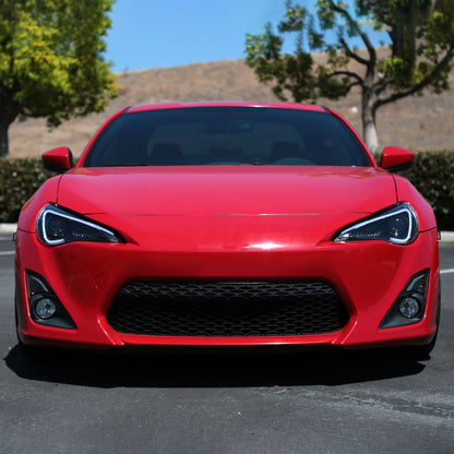 2012-2017 Scion FRS/ Toyota 86 LED Bar Projector Headlights w/ LED Turn Signal Lights (Jet Black Housing/Clear Lens)