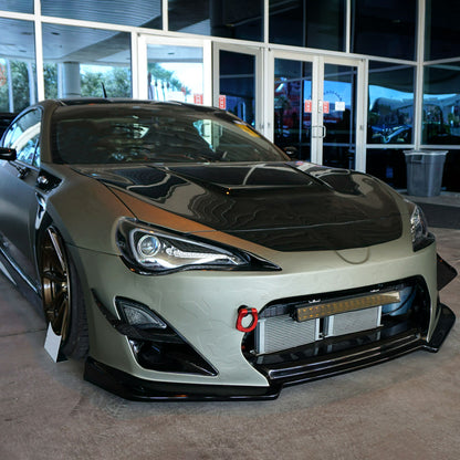2012-2017 Scion FRS/ Toyota 86 LED Bar Projector Headlights w/ LED Turn Signal Lights (Matte Black Housing/Clear Lens)