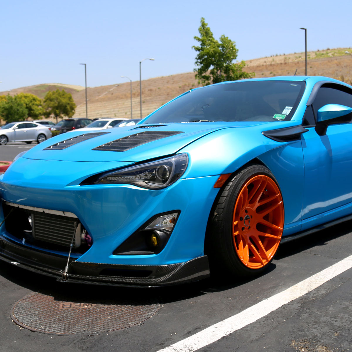 2012-2017 Scion FRS/ Toyota 86 LED Bar Projector Headlights w/ LED Turn Signal Lights (Matte Black Housing/Clear Lens)