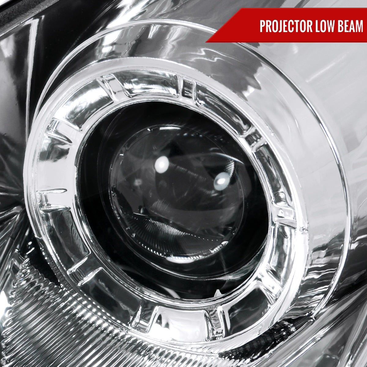 2005-2006 Infiniti G35 Sedan Halo Projector Headlights (Chrome Housing/Clear Lens)