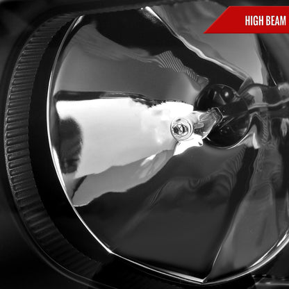 2008-2009 Pontiac G8 LED Bar Projector Headlights (Matte Black Housing/Clear Lens)