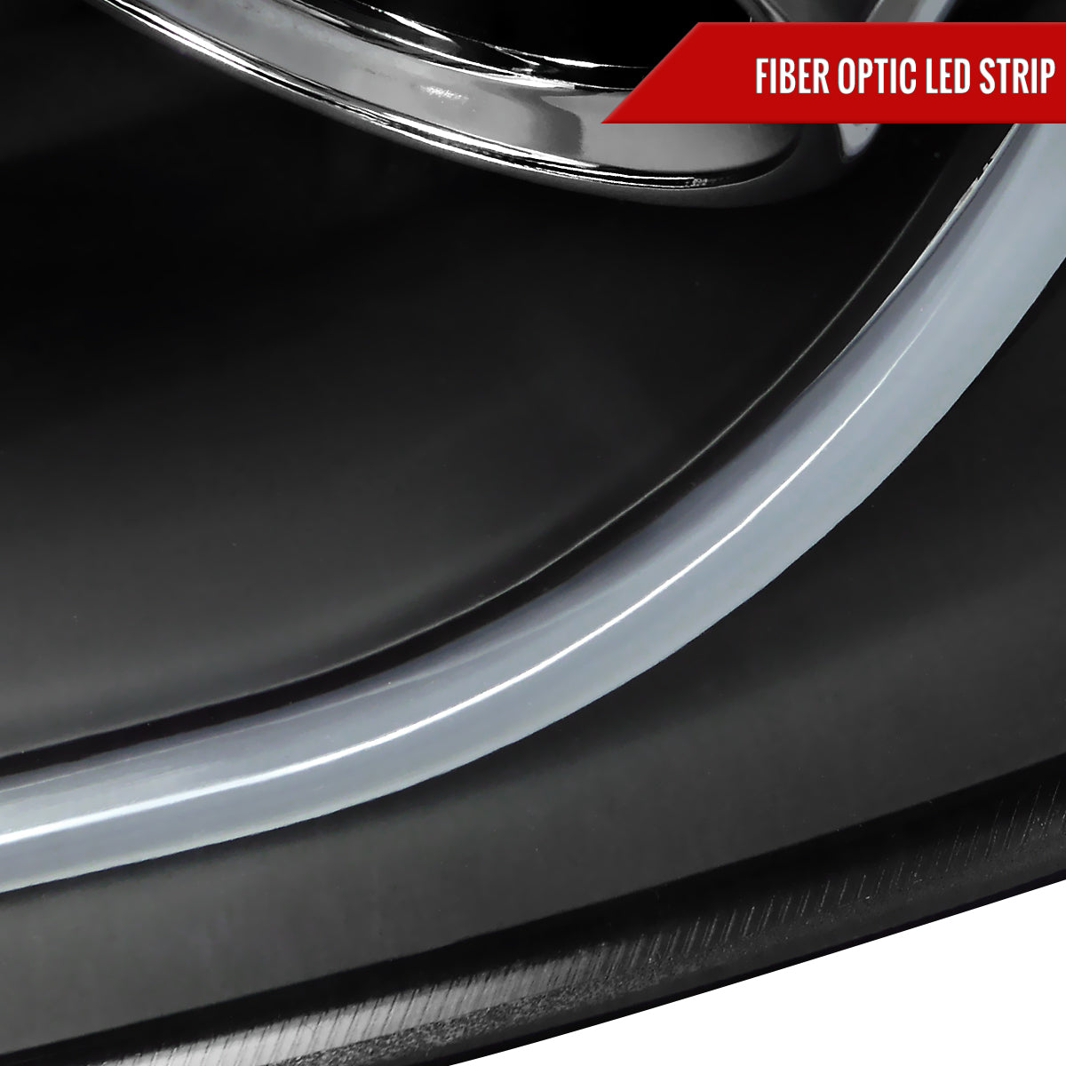 2008-2009 Pontiac G8 LED Bar Projector Headlights (Matte Black Housing/Clear Lens)