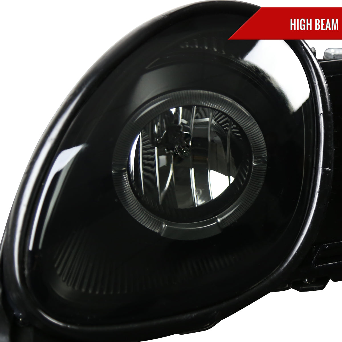 1998-2005 Lexus GS300/GS400/GS430 Halo Projector Headlights w/ SMD LED Light Strip (Black Housing/Smoked Lens)