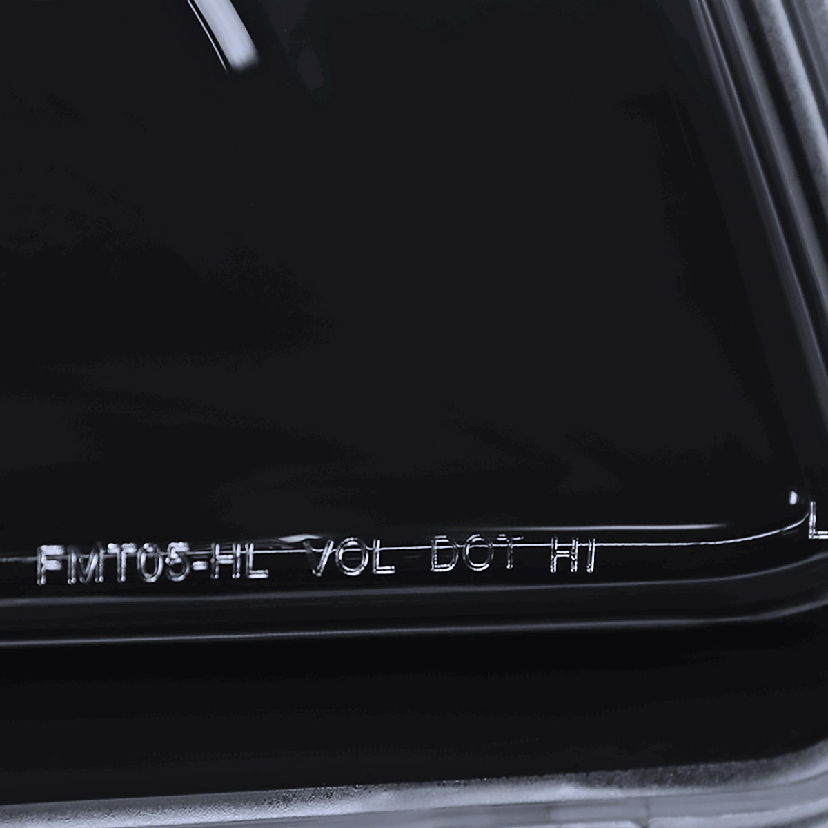 2005-2009 Ford Mustang Halo Projector Headlights w/ LED Light Strip (Glossy Black Housing/Smoked Lens)