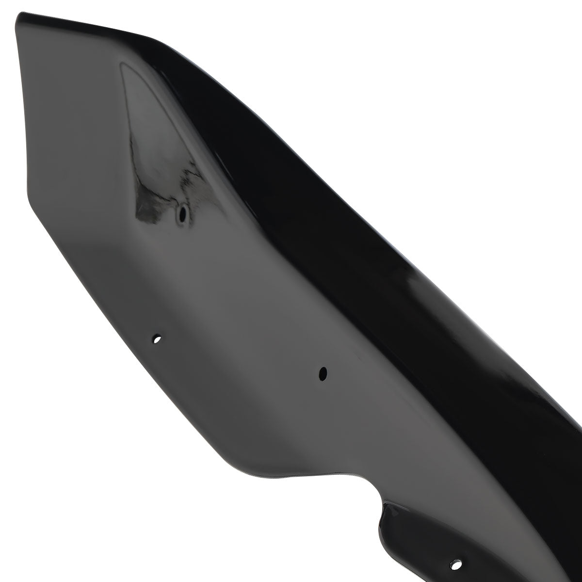 2009-2012 Nissan 370Z Glossy Black/Red Trim 3PC Front Bumper Lip Splitter Kit