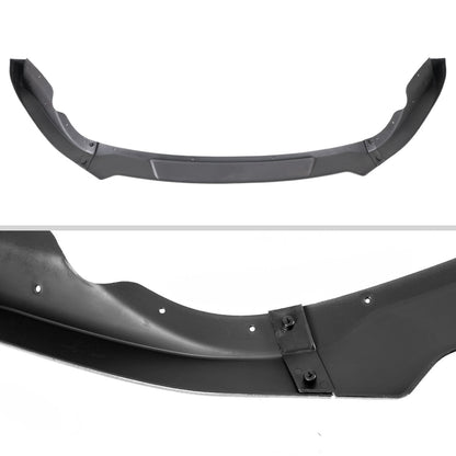 2009-2012 Nissan 370Z Glossy Black/Red Trim 3PC Front Bumper Lip Splitter Kit