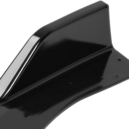 2018-2020 Honda Accord Glossy Black Polypropylene 3PC Front Bumper Lip