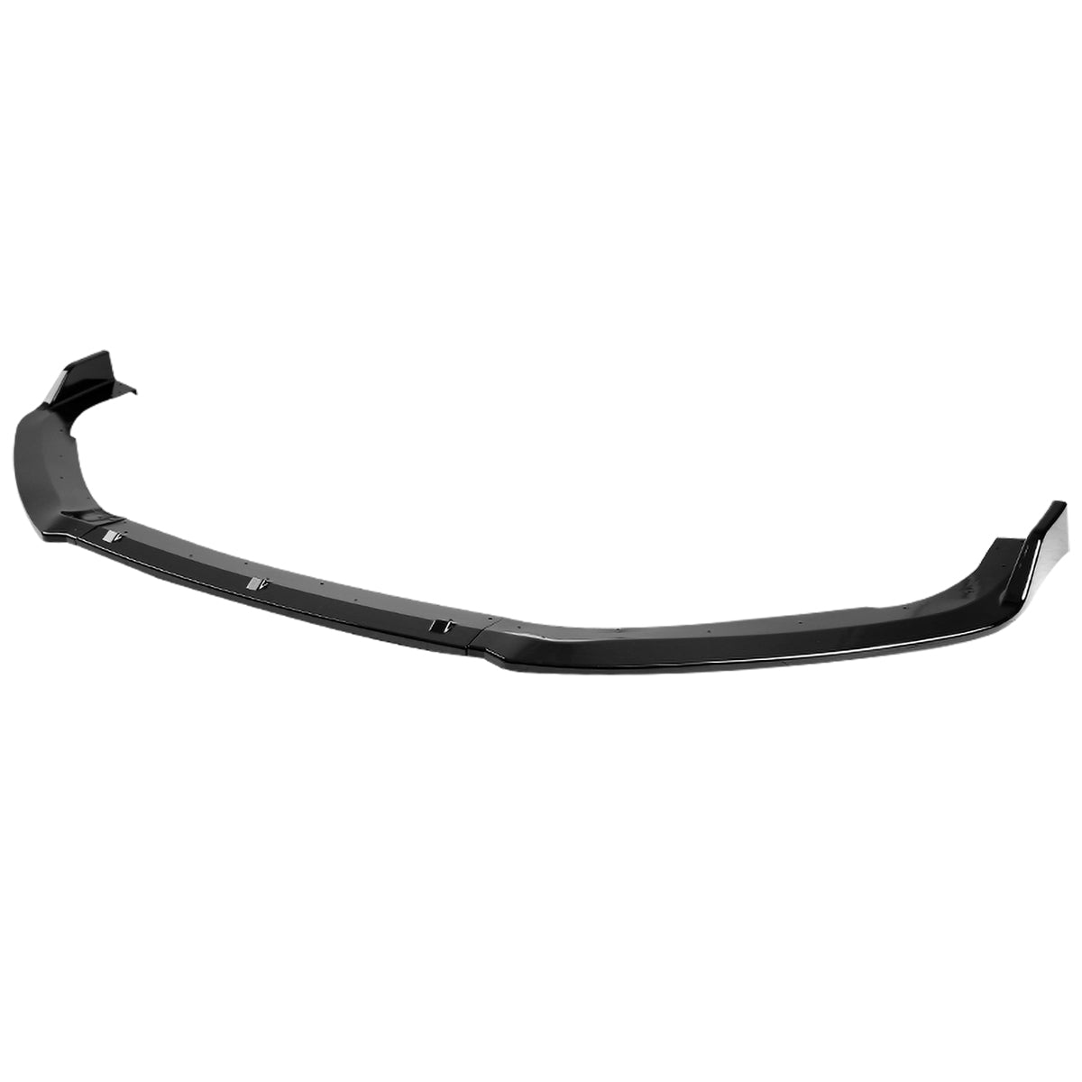 2018-2020 Honda Accord Glossy Black Polypropylene 3PC Front Bumper Lip