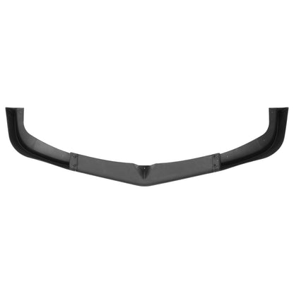2012-2014 Mercedes Benz W204 C Class Matte Black 3PC Front Bumper Lip Splitter Kit