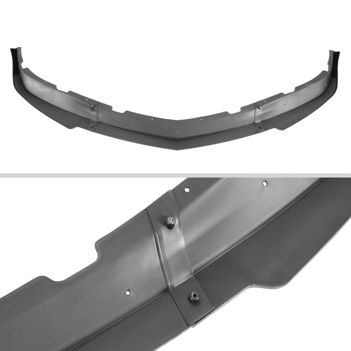 2011-2014 Dodge Charger Matte Black 3PC Front Bumper Lip Splitter Kit