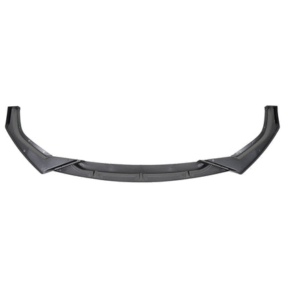 2019-2021 Honda Civic Sedan Matte Black Polypropylene 3PC Front Bumper Lip Set
