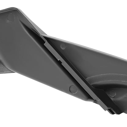 2019-2021 Honda Civic Sedan Glossy Black Polypropylene 3PC Front Bumper Lip Set