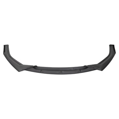 2019-2021 Honda Civic Sedan Glossy Black/Red Trim 3PC Front Bumper Lip Set
