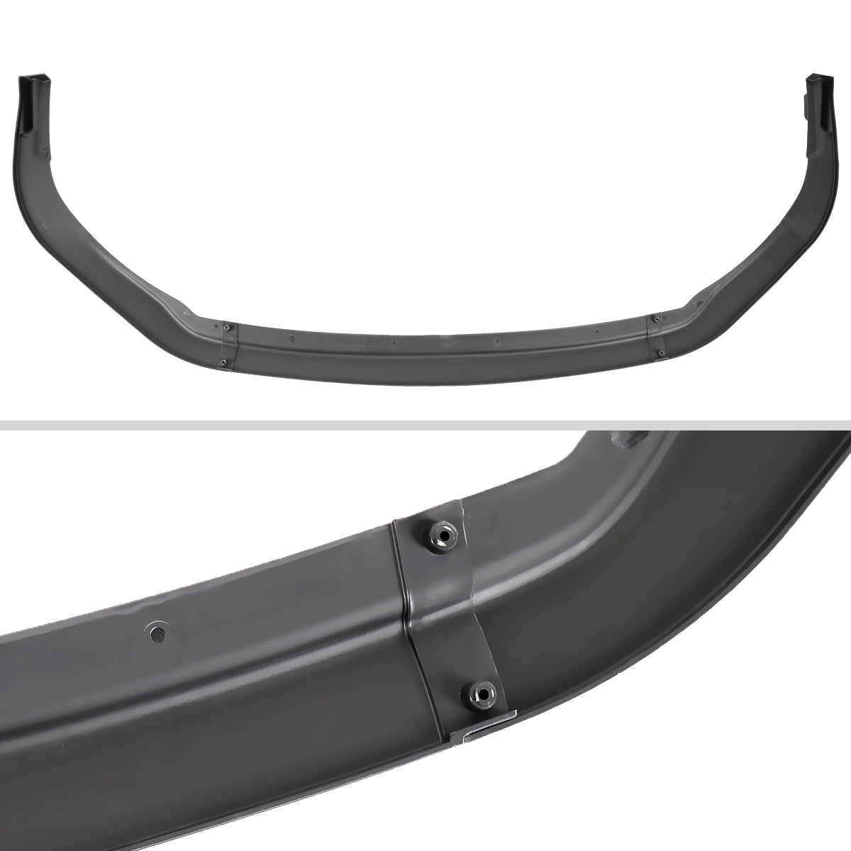 2013-2015 Lexus ES350 Matte Black 3PC Front Bumper Lip Splitter Kit