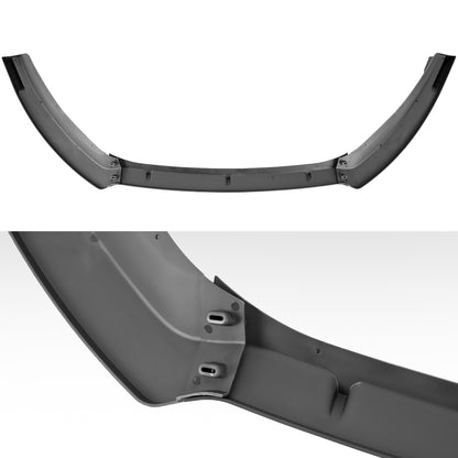 2014-2019 Ford Fiesta Matte Black 3PC Front Bumper Lip Splitter Kit