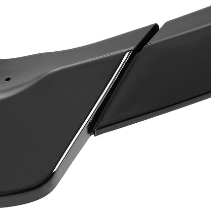 2017-2018 Ford Fusion Glossy Black Polypropylene 3PC Front Bumper Lip Set