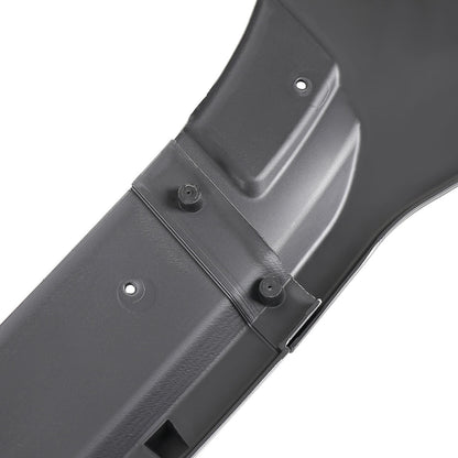 2014-2020 Volkswagen Golf GTI/R/R-Line Glossy Black Polypropylene 3PC Front Bumper Lip Set