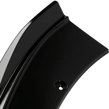 2015-2017 Ford Mustang Glossy Black Polypropylene 3PC Bumper Lip