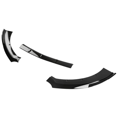 2015-2017 Ford Mustang Glossy Black Polypropylene 3PC Bumper Lip