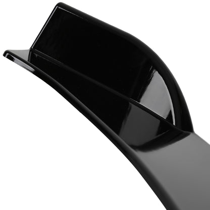 Universal Glossy Black Polypropylene 3PC Bumper Lip