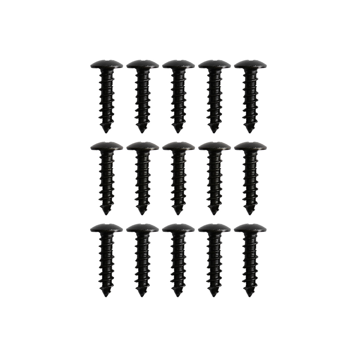 Universal Glossy Black Polypropylene 3PC Bumper Lip