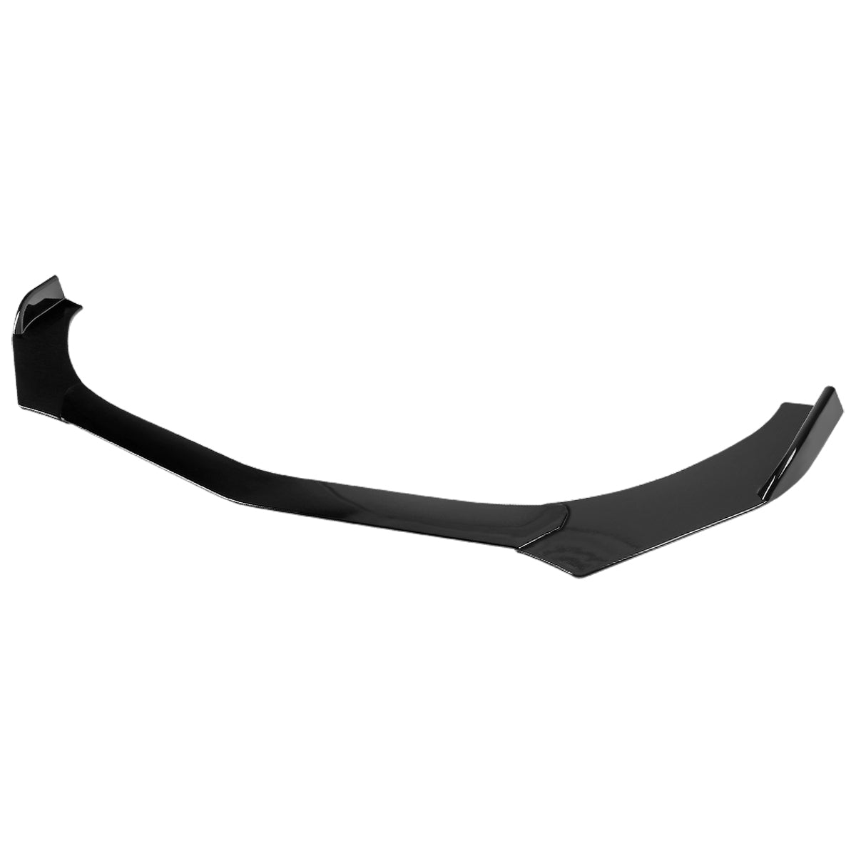 Universal Glossy Black Polypropylene 3PC Bumper Lip