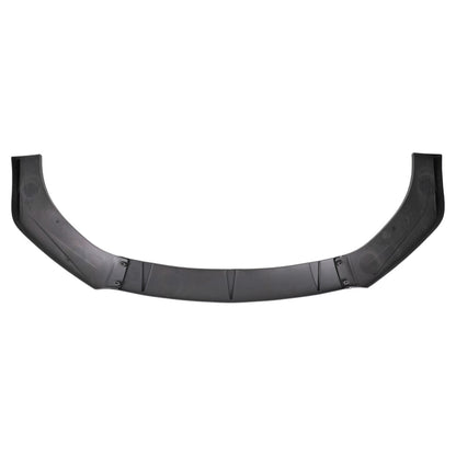 Universal Glossy Black/Red Trim Polypropylene 3PC Bumper Lip Set