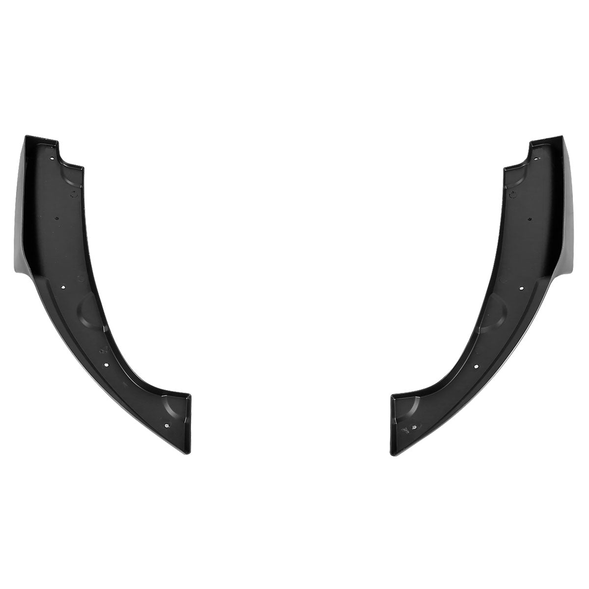 2016-2020 Honda Civic Sedan Matte Black Polypropylene Rear Bumper Lip Diffuser Set