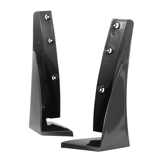 2014-2019 Chevrolet Corvette C7 Black 2PC Front Bumper Canards Spats Cover